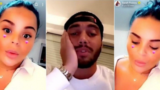 Sarah Fraisou et Ahmed de nouveau en couple, ils expliquent pourquoi ils se sont séparés plusieurs jours. ®Snapchat