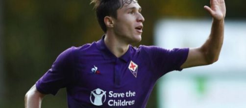 Federico Chiesa, centrocampista offensivo della Fiorentina.