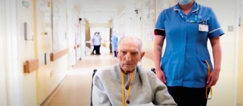 Albert Chambers, 99 ans, a survécu au coronavirus. Credit : France 3 Capture
