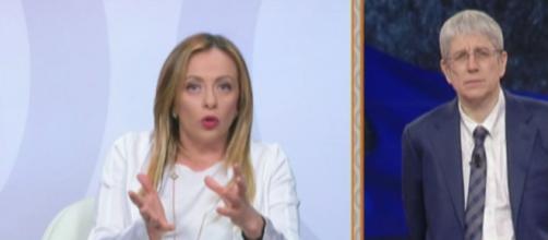 Meloni replica a Costamagna: 'Censura ungherese? Boldrini ...