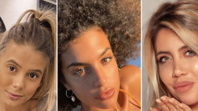Les femmes des joueurs stars du PSG. Credit : Instagram/carolcabrino/jessicaaidi/wanda_icardi
