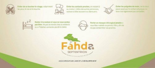 L'association Fahda Septentrion en pôle position pour la lutte contre le Covid-19 (c) Fahda