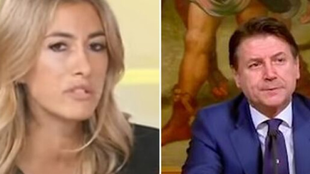 Annalisa Chirico e Giuseppe Conte.