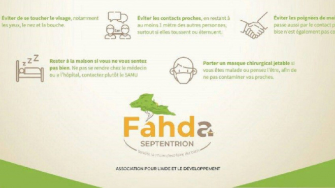 L'association Fahda Septentrion en pôle position pour la lutte contre le Covid-19 (c) Fahda