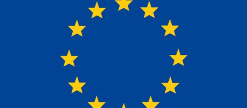 La bandiera dell'Unione europea.