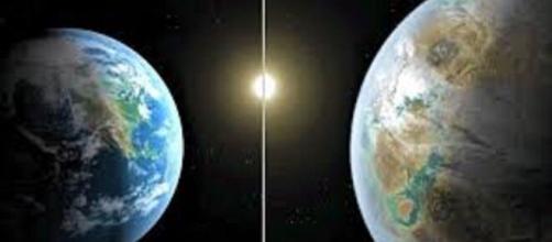 Comparación de la Tierra con el nuevo planeta.