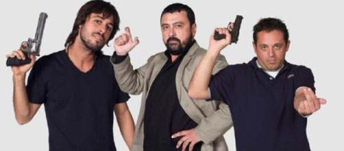 Imagen promocional de 'Los hombres de Paco' con Hugo Silva, Paco Tous y Pepón Nieto (Antena 3)