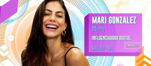 Mari Gonzalez deixou o "BBB20" nesta terça-feira (21). (Reprodução/TV Globo)