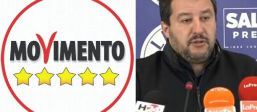 Attacco del M5s nei confronti di Matteo Salvini.