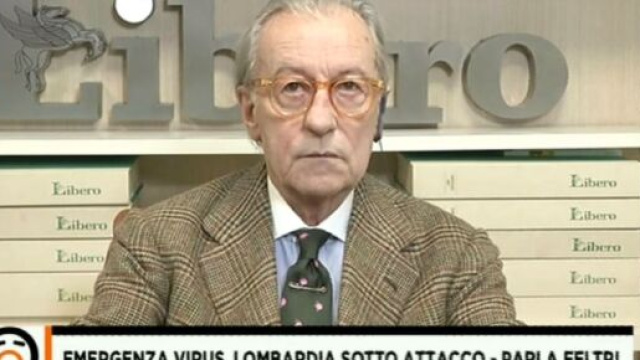 Vittorio Feltri a Fuori dal Coro: 'Credo che i meridionali siano inferiori in molti casi'.