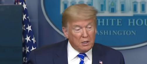 President Trump suggests ‘injecting’ disinfectant as method to fight coronavirus. [Image source/NBC New York YouTube video]