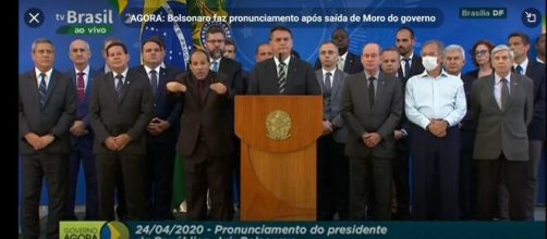 Bolsonaro comenta sobre Sérgio Moro. (Reprodução/YouTube)