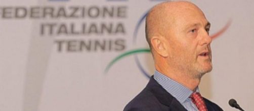 Il presidente della Federazione Italiana Tennis, Angelo Binaghi.