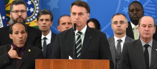 Bolsonaro faz pronunciamento sobre Moro. (Arquivo Blasting News)