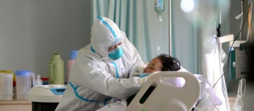 Paciente china con coronavirus en imagen