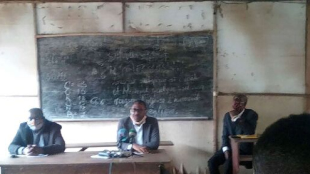 Des pr&eacute;sidents de syndicats r&eacute;unis pour l'appel &agrave; la gr&egrave;ve (c) Odile Pahai