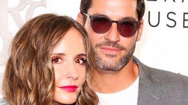 Tom Ellis et sa femme se prêtent à un jeu de questions/réponses. Credit : Instagram/officialtomellis