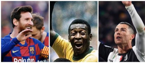 Football : Les meilleurs joueurs de l'histoire selon Pelé (Crédit instagram/leomessi/pelé/cristiano)