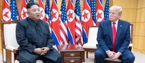 Kim Jong-un e Donald Trump nel 2018 a Singapore