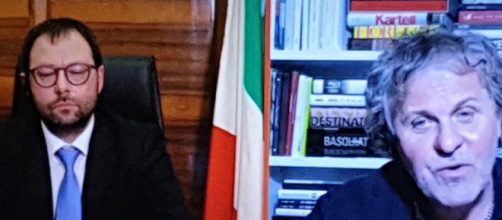L'imprenditore Renzo Rosso ospite di Quarta Repubblica insieme al Ministro Patuanelli