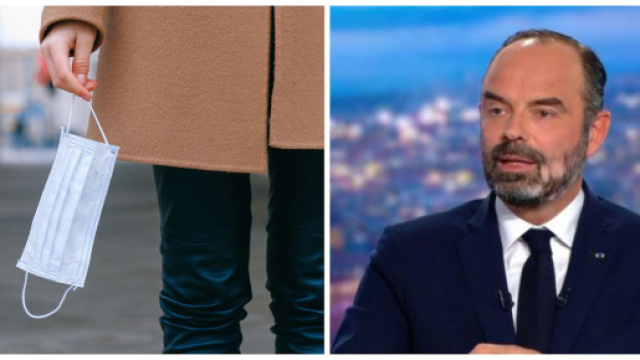 L'Etat français et les masques. Credit : Pexels Anna Shvets/ Capture TF1
