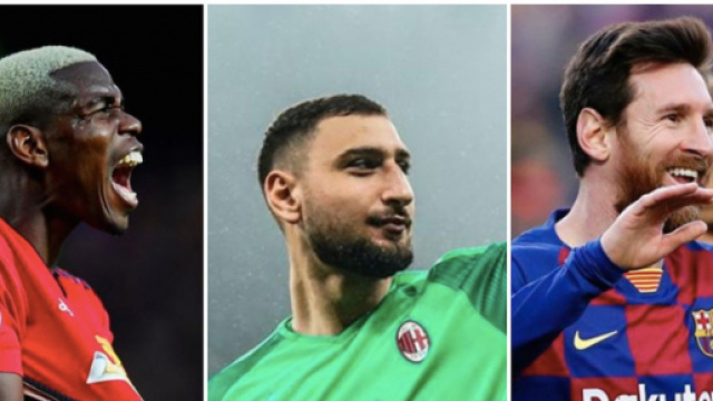 L'époustouflant onze des stars en fin de contrat à l'été 2021. Credit : Instagram/leomessi/paulpogba/gigiodonna99