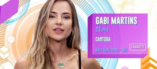 "BBB20": Gabi Martins é o novo anjo. (Reprodução/TV Globo)