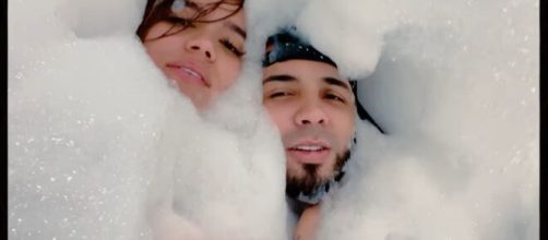 Karol G and her fiancee Anuel AA collaborated for the song "Follow". [Image Source: Karol G- YouTube]