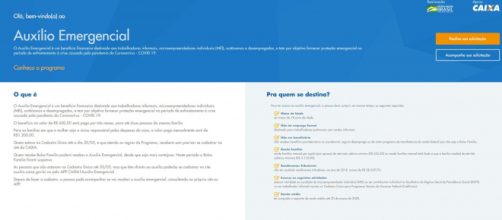 Caixa disponibiliza aplicativo para solicitação de 'coronavoucher'. (Reprodução/Caixa Econômica Federal)