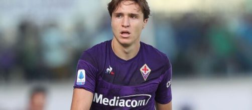 Federico Chiesa, attaccante della Fiorentina.