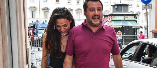 Francesca Verdini e Matteo Salvini