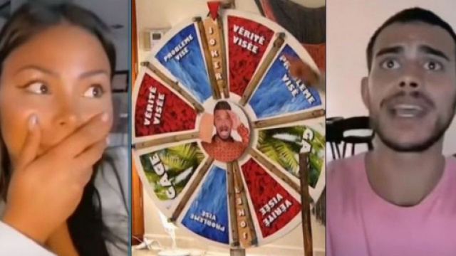LMAC : Maeva Ghennam, Greg Yega, Nacca et Paga réagissent à la soirée du jeu des problèmes de Juilien Tanti. ®Snapchat