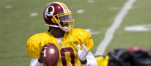 Robert Griffin III was named Offensive Rookie of the Year in 2012. [Image Source: Flickr | F B]