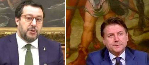 Matteo Salvini e Giuseppe Conte.