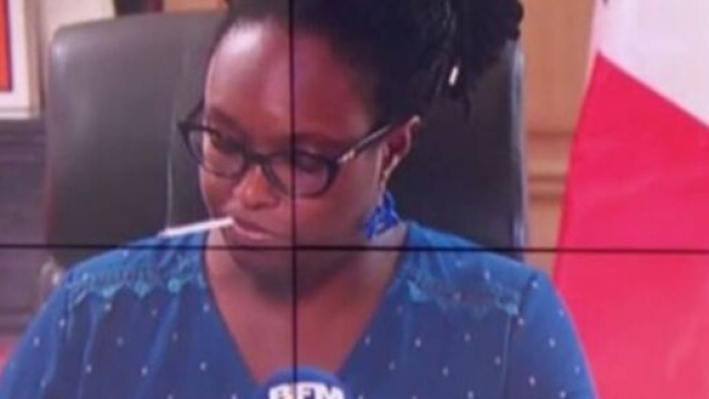 La porte parole du gouvernement fumant une cigarette a été diffusé sur BFM TV