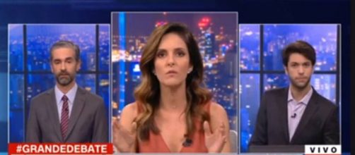 Monalisa Perrone dá lição em Caio Coppolla. (Reprodução/CNN Brasil)
