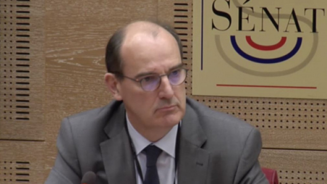 Déconfinement : pour Jean Castex, "un reconfinement en urgence doit être anticipé". Credit: Capture Senat
