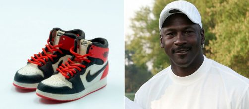 El par de zapatillas fue utilizado por Michael Jordan en la NBA. / infobae.com