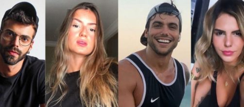 Matheus Magalhães, Larissa Cozer, Jarlles Gois e Rebecca Diniz entrarão no De Férias com o Ex. ( Reprodução/Instagram )