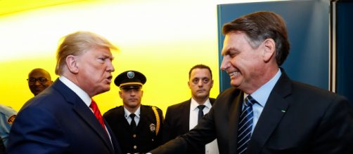 Trump elogia Bolsonaro. (Arquivo Blasting News)
