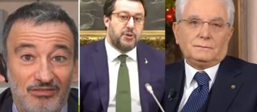 Pietro Senaldi, Matteo Salvini e Sergio Mattarella.