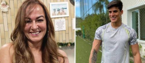 Relacionamento de Nadine e Tiago Ramos não teria a aprovação da família. (Reprodução/Instagram/@nadine.goncalves/@tiagoramoss)