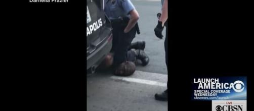 Four Minneapolis officers terminated after arrest of man who died after being arrested. [Image Source: CBS/YouTube]