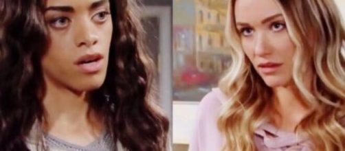 Beautiful, trame al 6 giugno: Flo e Zoe parlano di Beth, la Logan gli chiede spiegazioni.