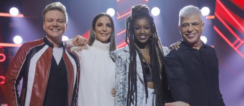 O programa 'The Voice' contou com Ivete Sangalo como uma das juradas. (Reprodução/TV Globo)
