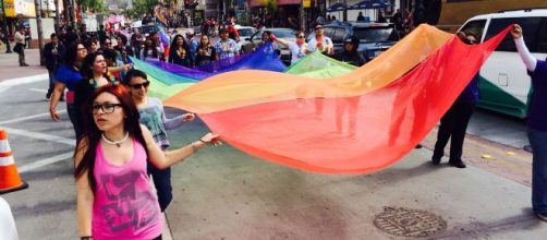 Manifestación LGTB en Baja California.