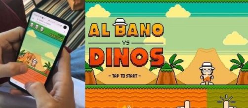 Al Bano Carrisi diventa un videogioco dopo le sue dichiarazioni sui dinosauri.