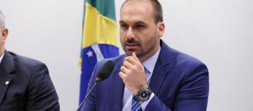 Depoimento de Moro: Não era ministro, era espião, diz Eduardo Bolsonaro (Fonte: Blasting)