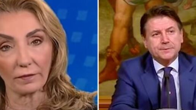 Alessandra Ghisleri e Giuseppe Conte.