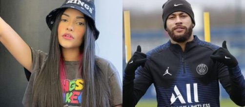 Amiga de Flay divulga prints de conversas entre a ex-BBB e Neymar. (Arquivo Blasting News/ Flayslane Neymar)